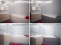 3D Vizualizace koupelny-varianty